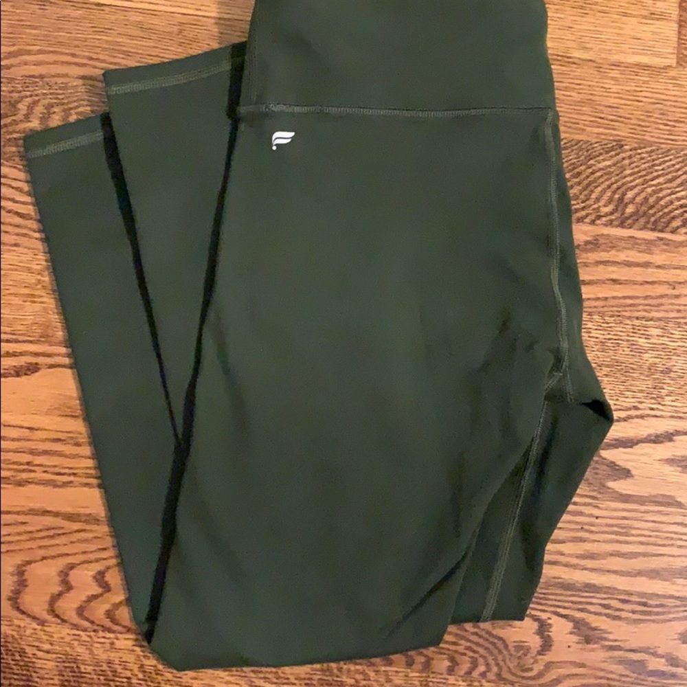 Fabletics olive green 7/8 leggings